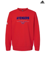 Avengers Baseball Design - Mens Adidas Crewneck