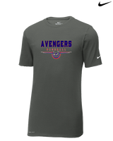 Avengers Baseball Design - Mens Nike Cotton Poly Tee