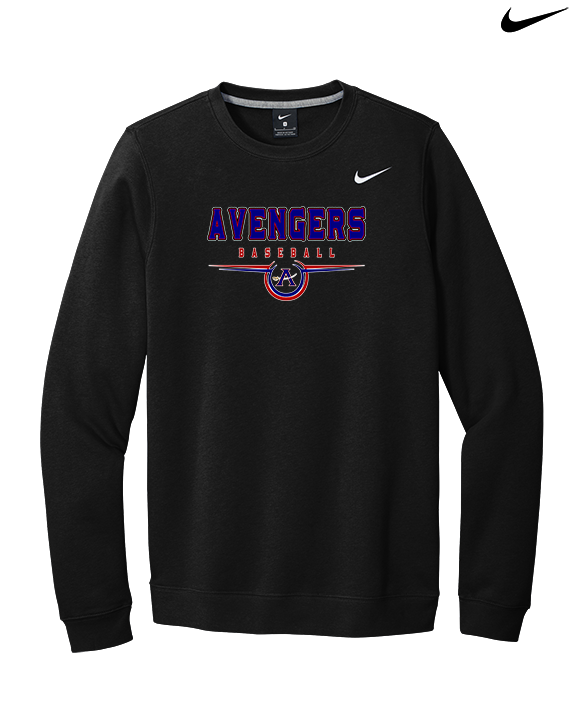 Avengers Baseball Design - Mens Nike Crewneck