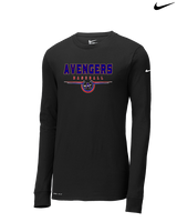Avengers Baseball Design - Mens Nike Longsleeve