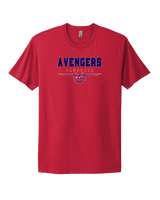 Avengers Baseball Design - Mens Select Cotton T-Shirt