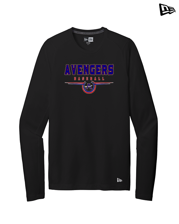Avengers Baseball Design - New Era Performance Long Sleeve