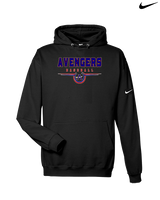 Avengers Baseball Design - Nike Club Fleece Hoodie