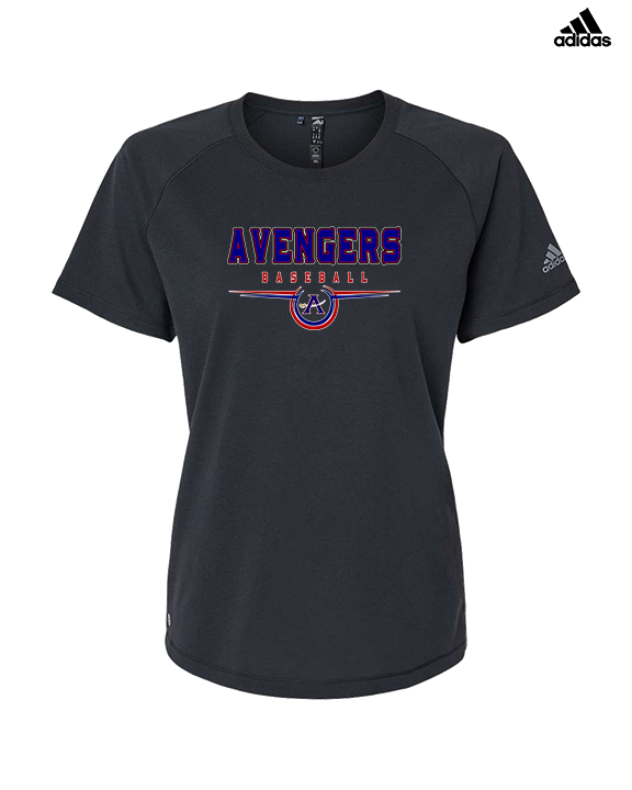Avengers Baseball Design - Womens Adidas Performance Shirt