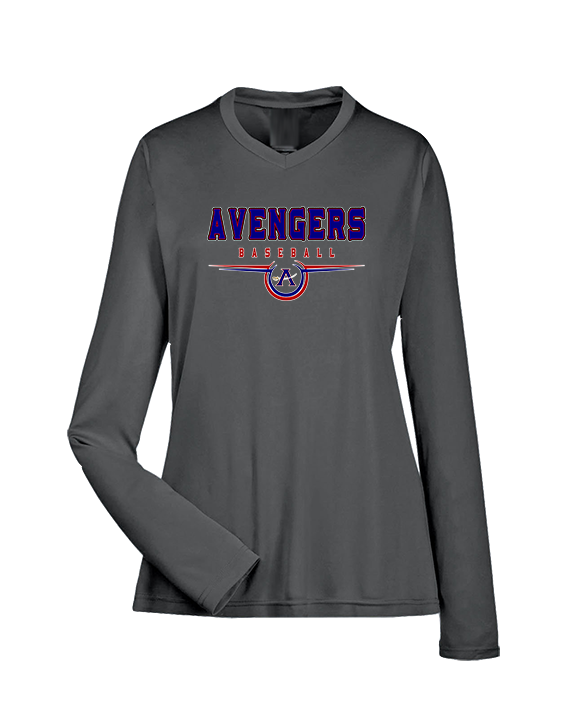 Avengers Baseball Design - Womens Performance Longsleeve