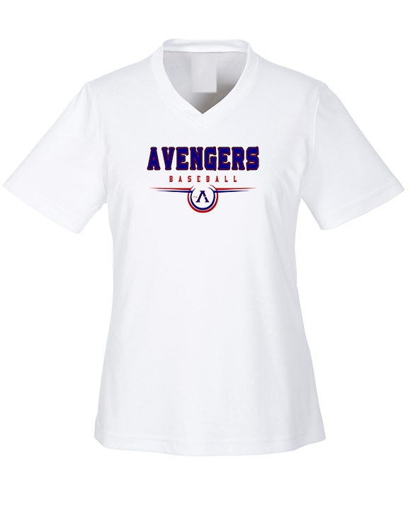 Avengers Baseball Design - Womens Performance Shirt
