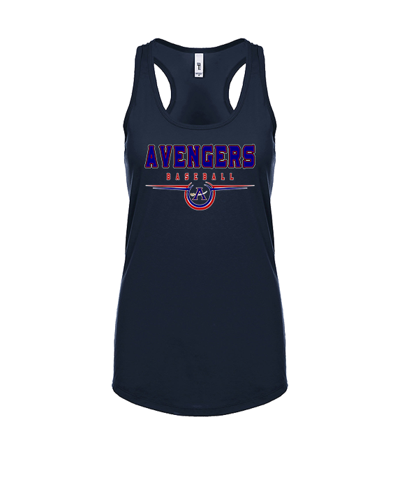 Avengers Baseball Design - Womens Tank Top