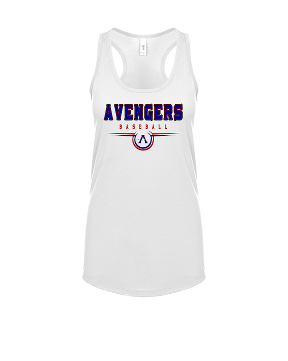 Avengers Baseball Design - Womens Tank Top