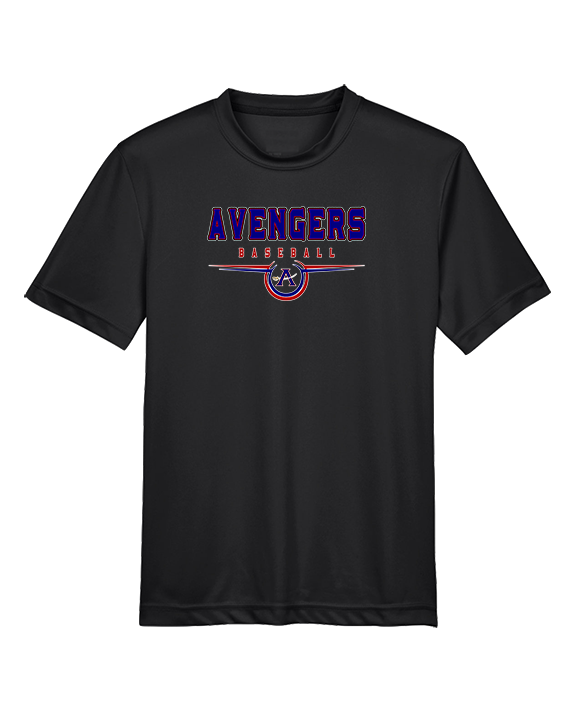 Avengers Baseball Design - Youth Performance Shirt