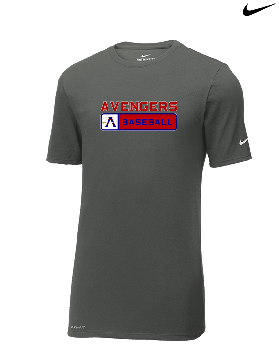Avengers Baseball Pennant - Mens Nike Cotton Poly Tee