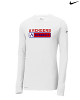 Avengers Baseball Pennant - Mens Nike Longsleeve