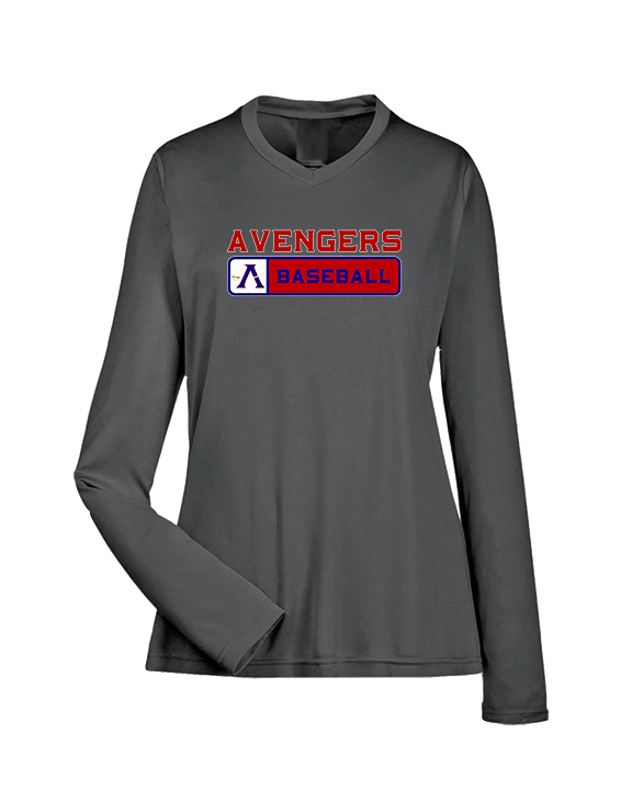 Avengers Baseball Pennant - Womens Performance Longsleeve