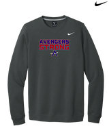 Avengers Baseball Strong - Mens Nike Crewneck