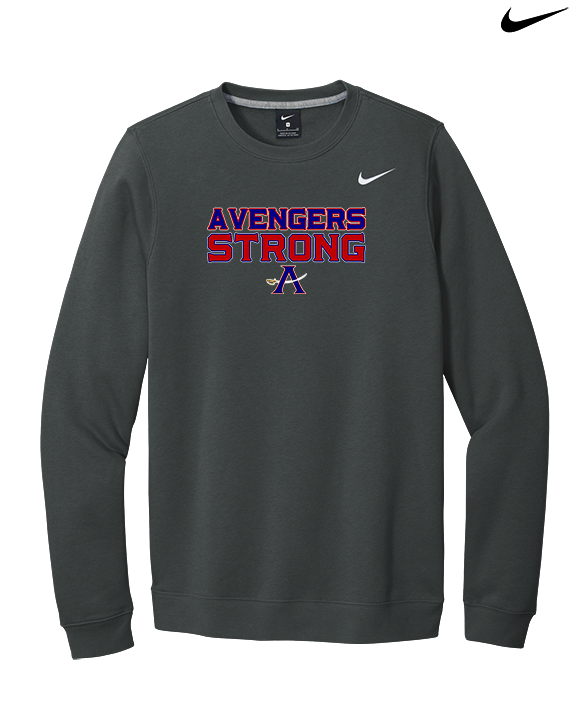 Avengers Baseball Strong - Mens Nike Crewneck