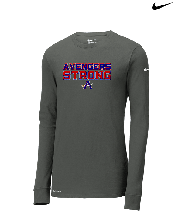 Avengers Baseball Strong - Mens Nike Longsleeve