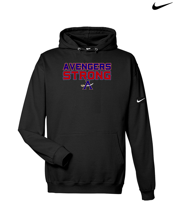 Avengers Baseball Strong - Nike Club Fleece Hoodie