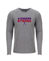 Avengers Baseball Strong - Tri-Blend Long Sleeve