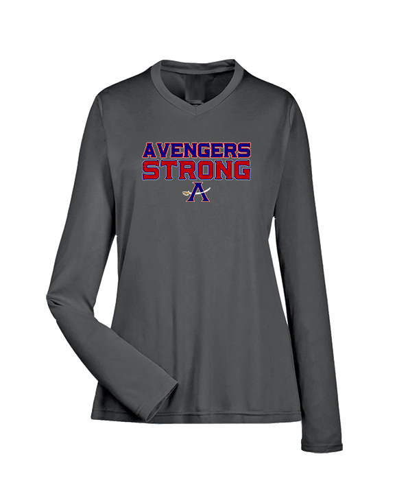 Avengers Baseball Strong - Womens Performance Longsleeve