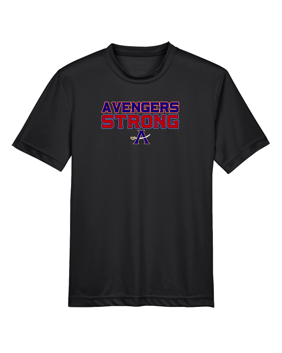 Avengers Baseball Strong - Youth Performance Shirt