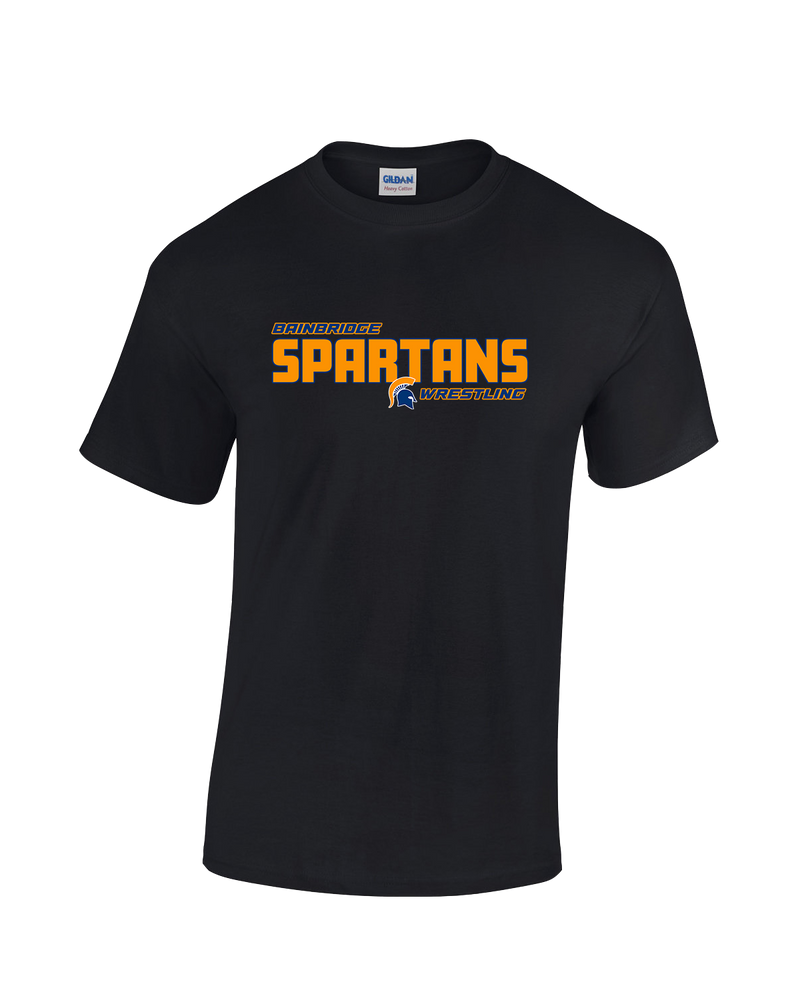 Bainbridge HS Wrestling Bold - Cotton T-Shirt
