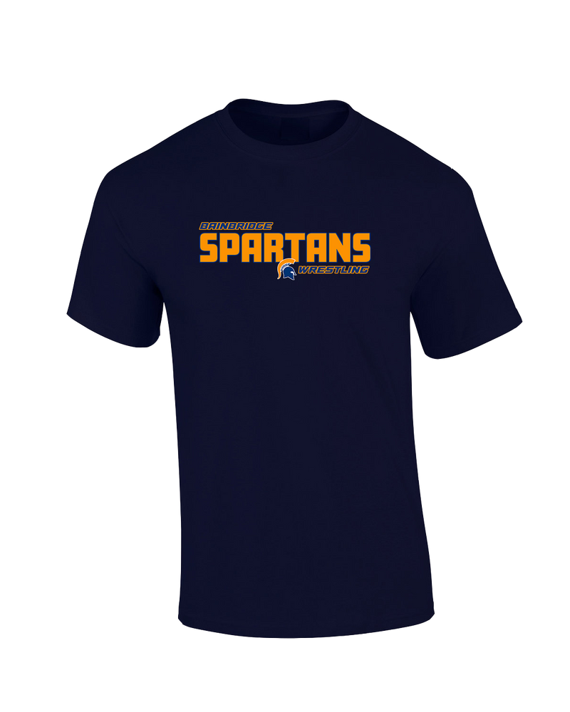 Bainbridge HS Wrestling Bold - Cotton T-Shirt