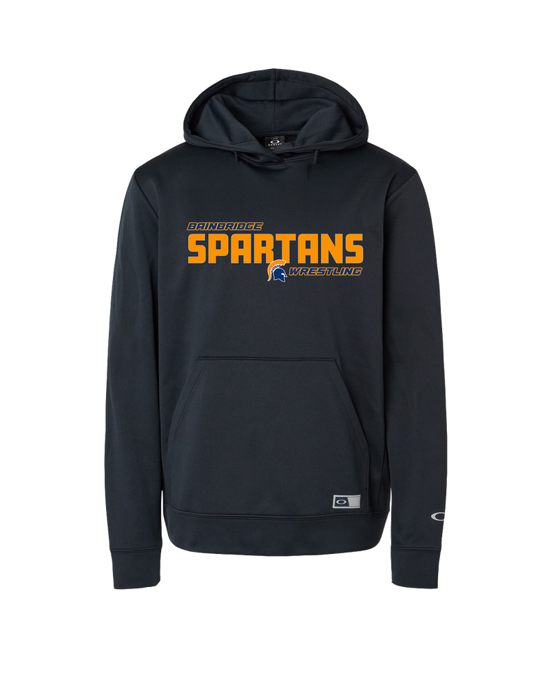 Bainbridge HS Wrestling Bold - Oakley Hydrolix Hooded Sweatshirt
