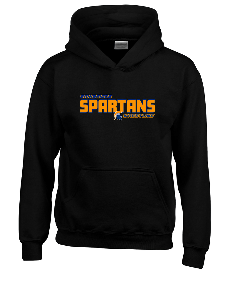 Bainbridge HS Wrestling Bold - Cotton Hoodie