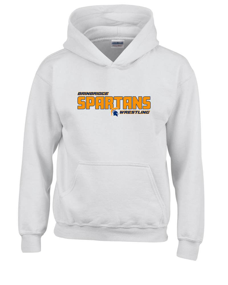 Bainbridge HS Wrestling Bold - Cotton Hoodie