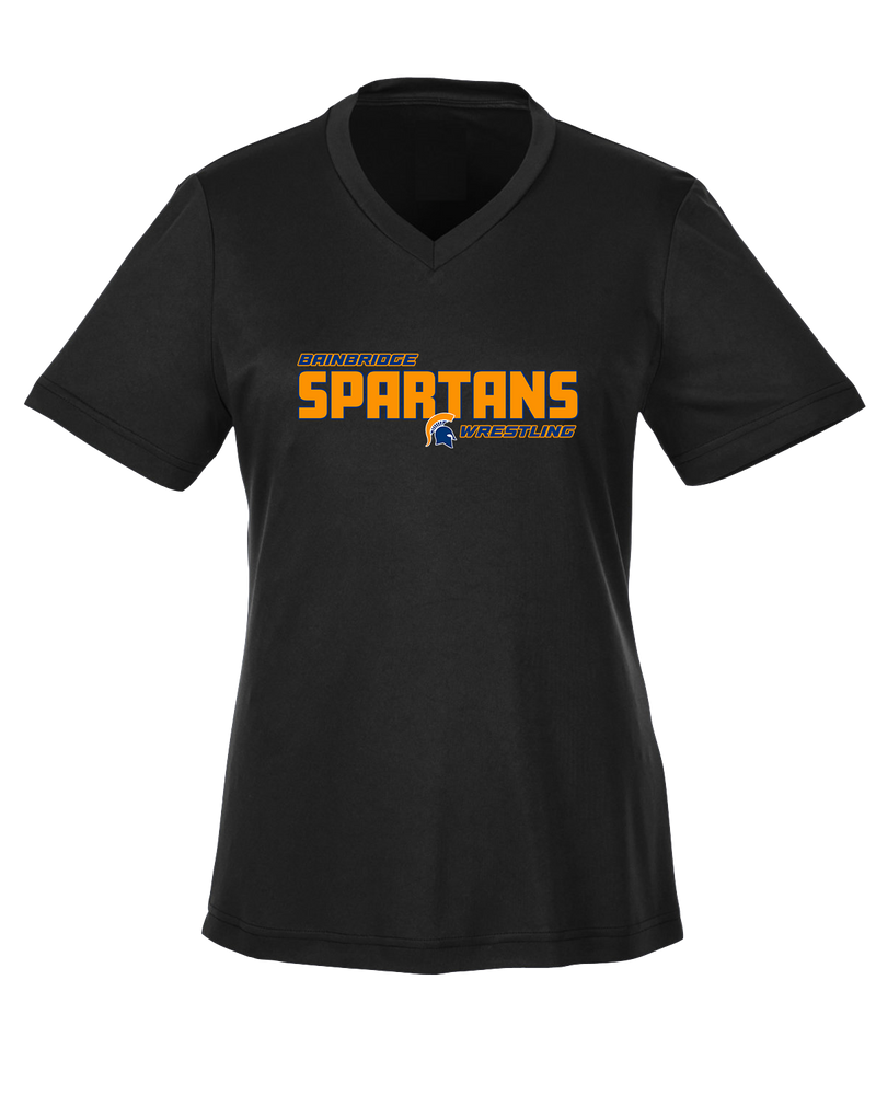 Bainbridge HS Wrestling Bold - Womens Performance Shirt
