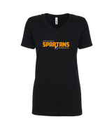 Bainbridge HS Wrestling Bold - Womens V-Neck