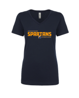 Bainbridge HS Wrestling Bold - Womens V-Neck