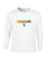 Bainbridge HS Wrestling Cut - Mens Basic Cotton Long Sleeve