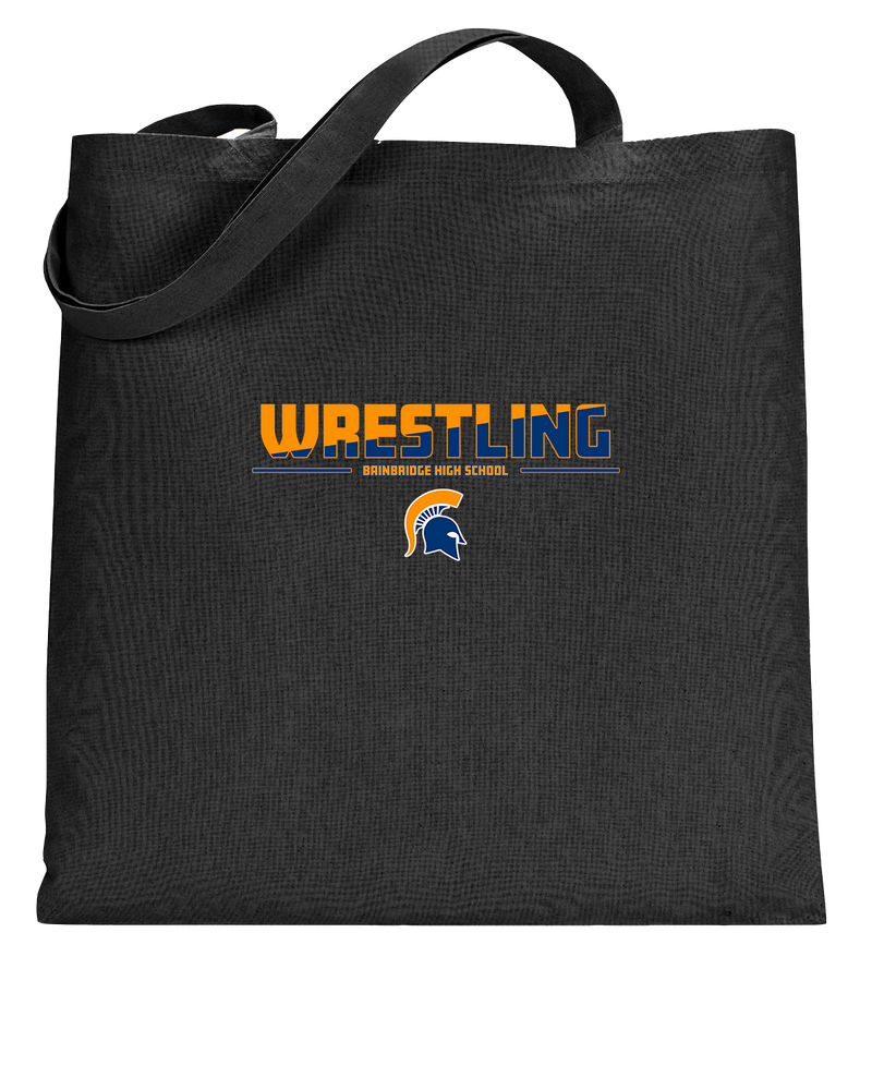 Bainbridge HS Wrestling Cut - Tote Bag