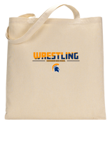Bainbridge HS Wrestling Cut - Tote Bag