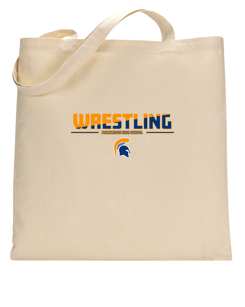 Bainbridge HS Wrestling Cut - Tote Bag