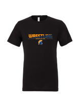 Bainbridge HS Wrestling Cut - Mens Tri Blend Shirt