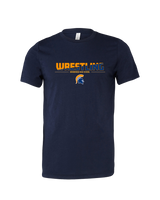 Bainbridge HS Wrestling Cut - Mens Tri Blend Shirt