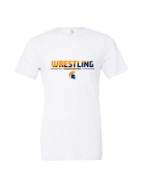 Bainbridge HS Wrestling Cut - Mens Tri Blend Shirt