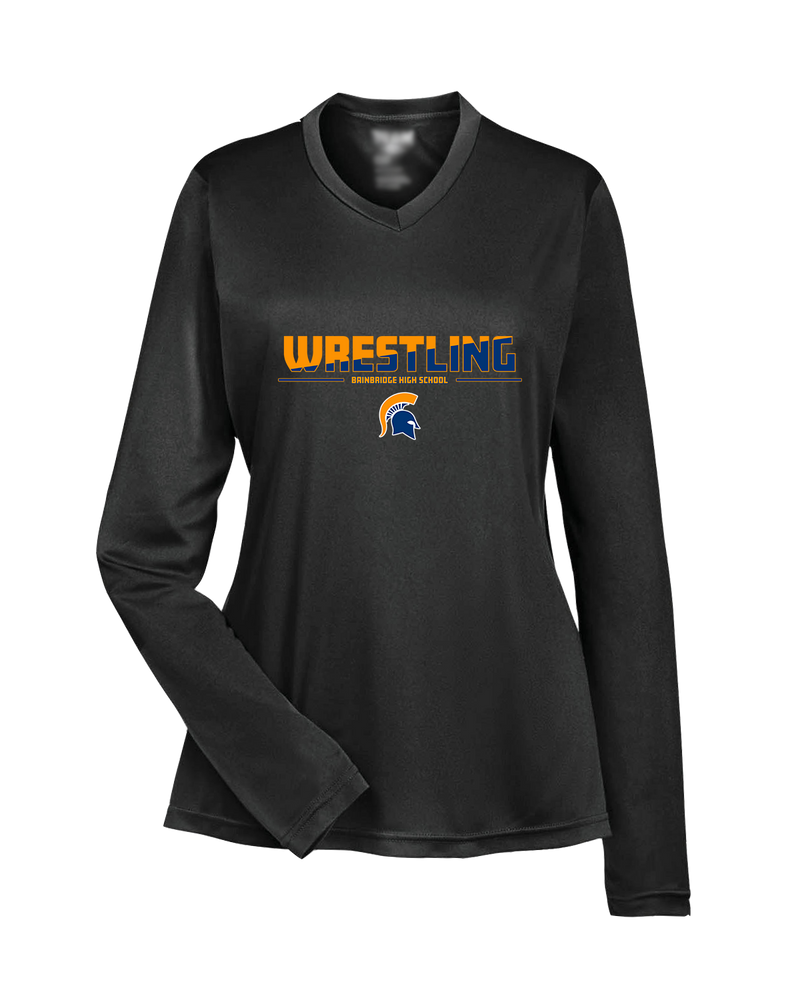 Bainbridge HS Wrestling Cut - Womens Performance Long Sleeve
