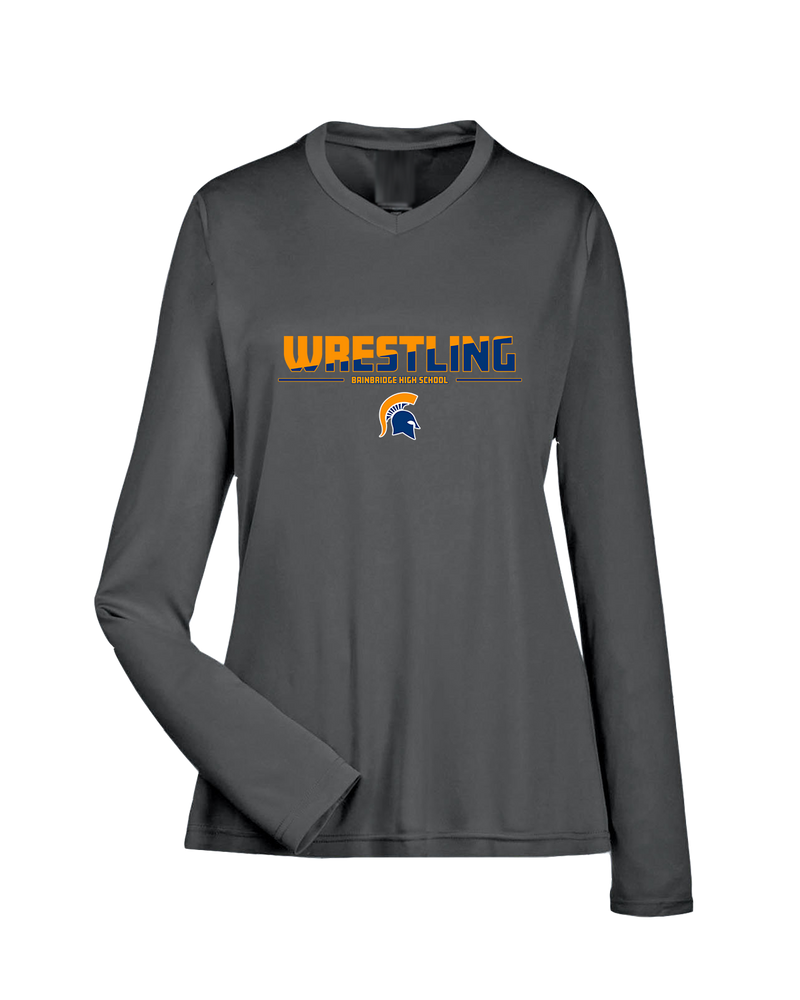 Bainbridge HS Wrestling Cut - Womens Performance Long Sleeve
