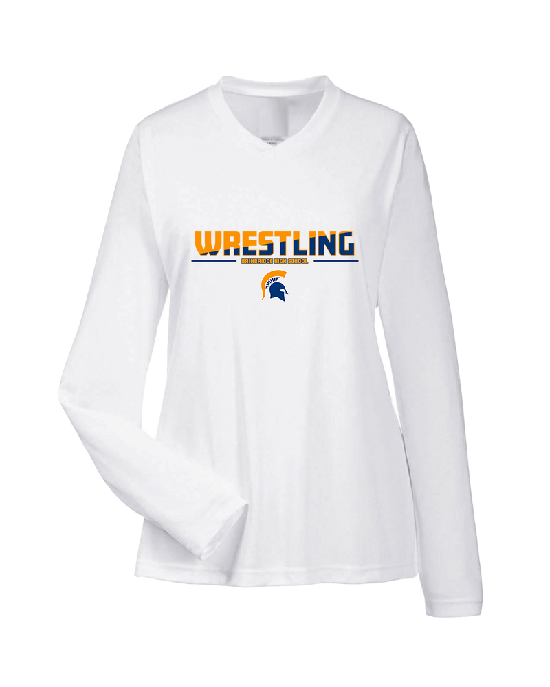 Bainbridge HS Wrestling Cut - Womens Performance Long Sleeve