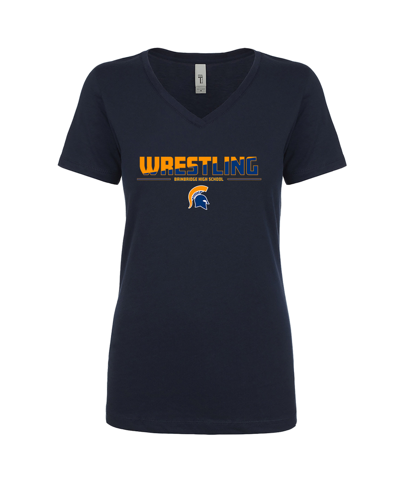 Bainbridge HS Wrestling Cut - Womens V-Neck