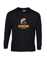 Bainbridge HS Wrestling Shadow - Mens Basic Cotton Long Sleeve