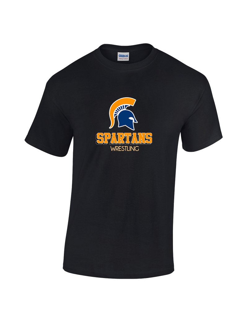 Bainbridge HS Wrestling Shadow - Cotton T-Shirt