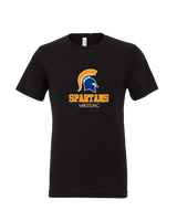 Bainbridge HS Wrestling Shadow - Mens Tri Blend Shirt