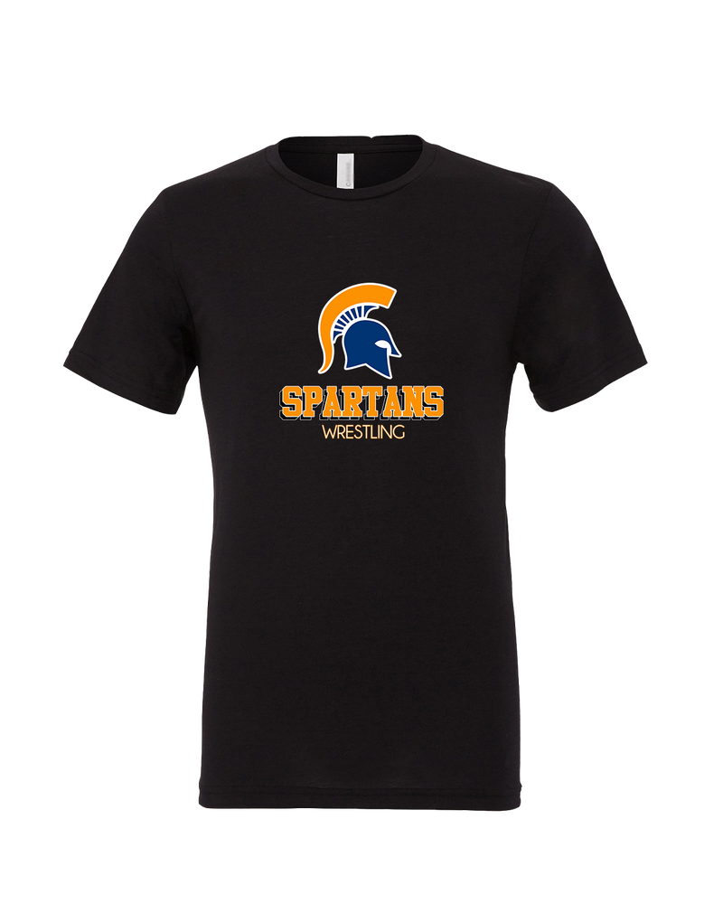 Bainbridge HS Wrestling Shadow - Mens Tri Blend Shirt