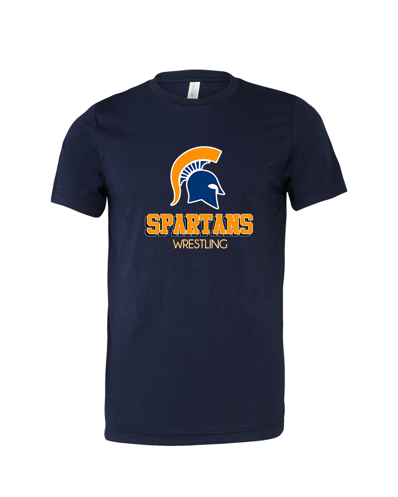 Bainbridge HS Wrestling Shadow - Mens Tri Blend Shirt