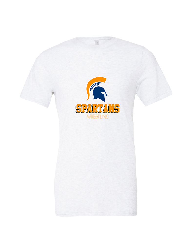 Bainbridge HS Wrestling Shadow - Mens Tri Blend Shirt