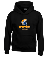 Bainbridge HS Wrestling Shadow - Cotton Hoodie
