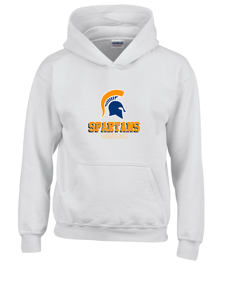 Bainbridge HS Wrestling Shadow - Cotton Hoodie